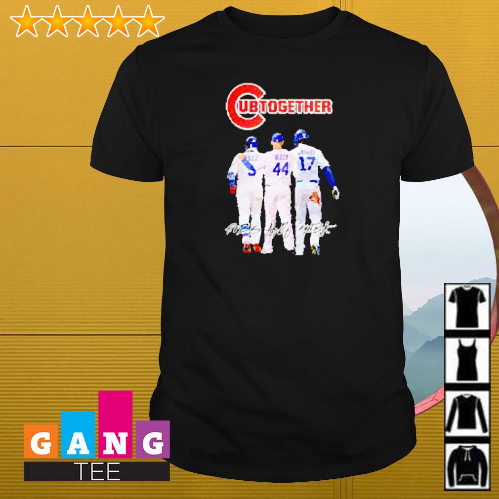 Chicago Cubs Javier Baez Kris Bryant And Anthony Rizzo Signatures shirt,  hoodie, sweater, long sleeve and tank top