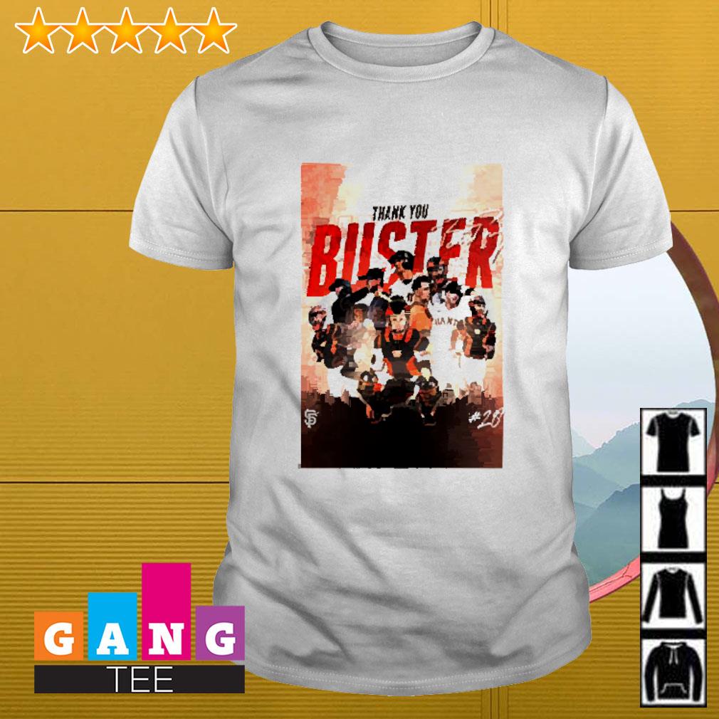 Thank You Buster Posey San Francisco Giants Signatures Shirt, hoodie,  sweater, longsleeve and V-neck T-shirt