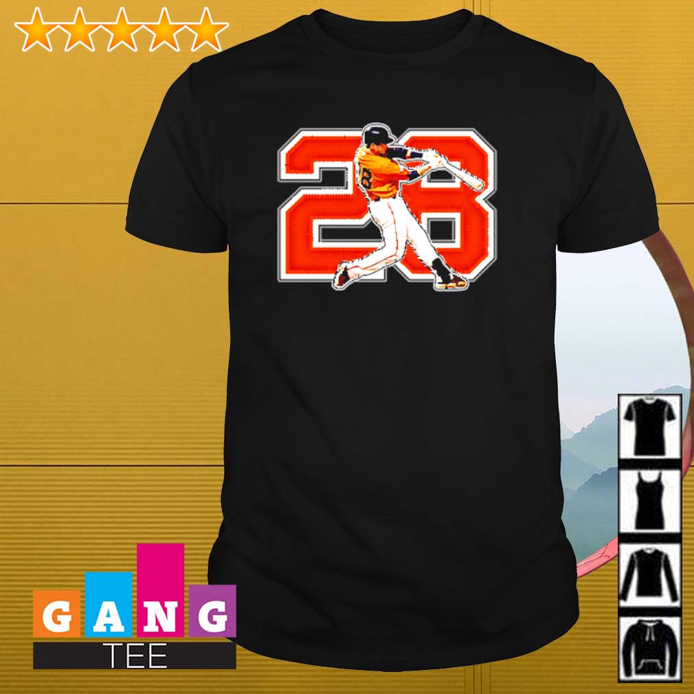 28 San Francisco Giants thank you Buster Posey signature shirt