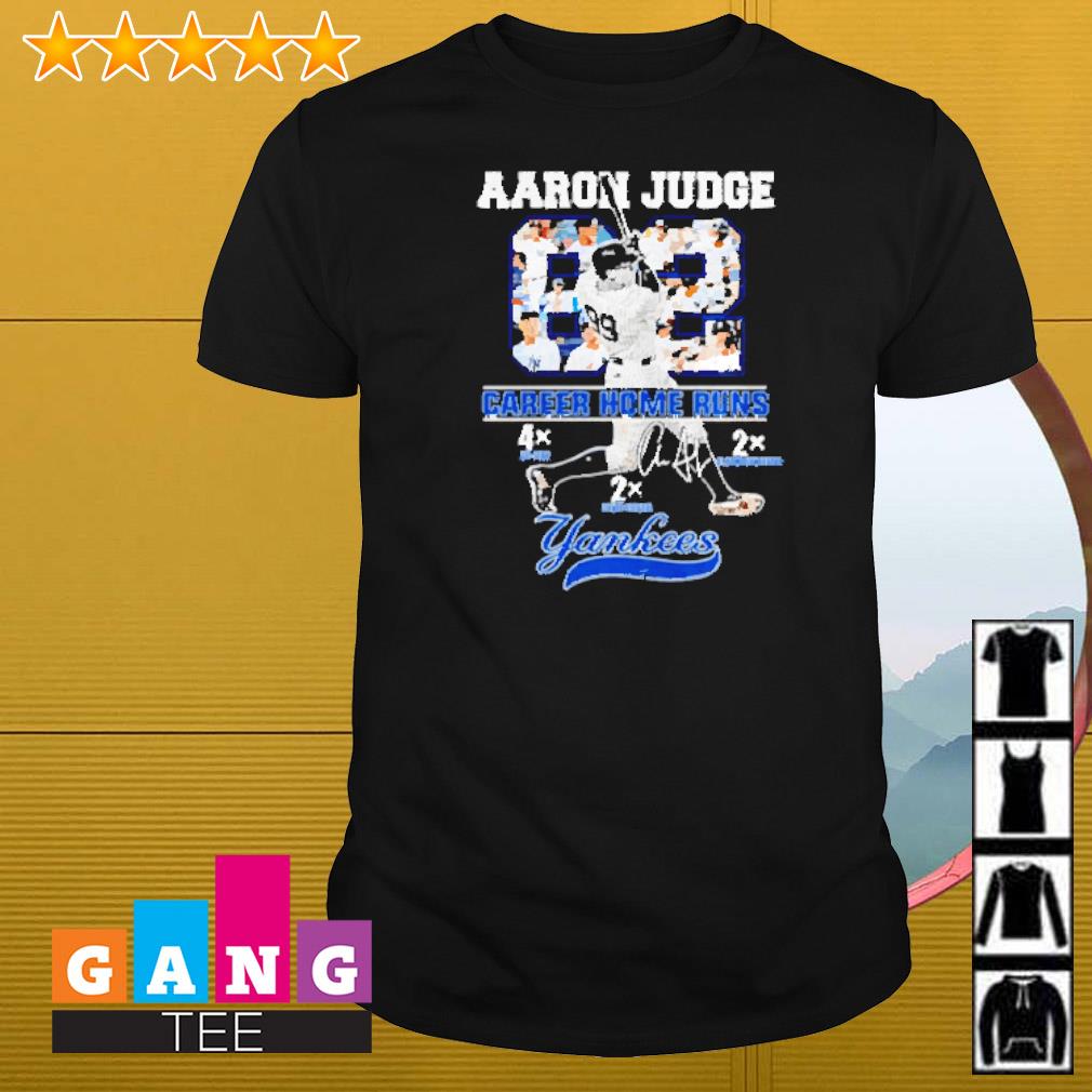 Aaron Judge 62 Career Home Runs New York Yankees signature shirt