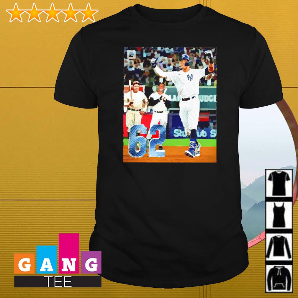 Aaron Judge Breaks The All Time AL Home Run Record With 62 HR Vintage T- Shirt - Kaiteez