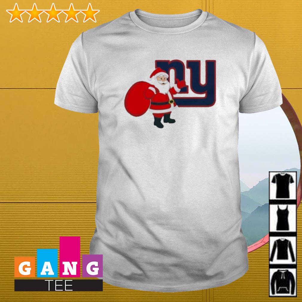 Best New York Giants NFL Santa Claus Christmas shirt