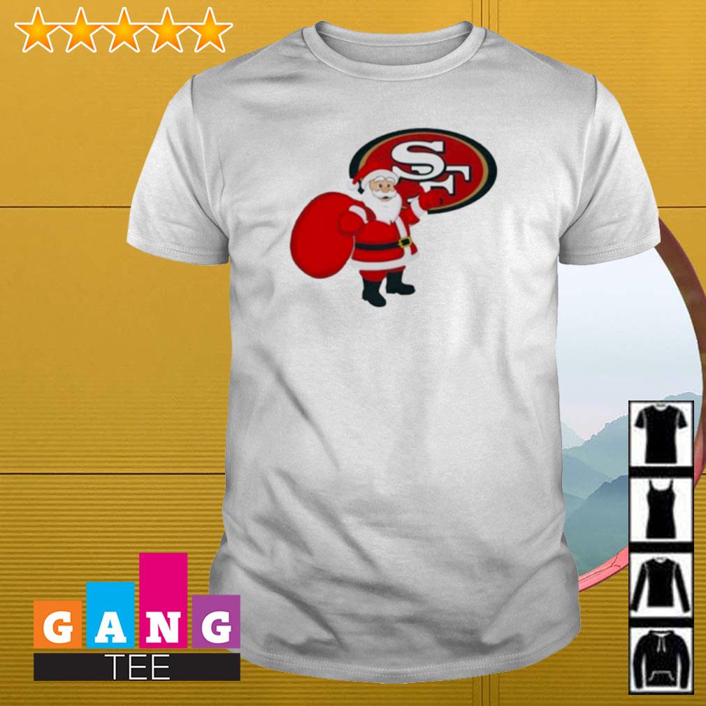 Nice San Francisco 49ers NFL Santa Claus Christmas shirt