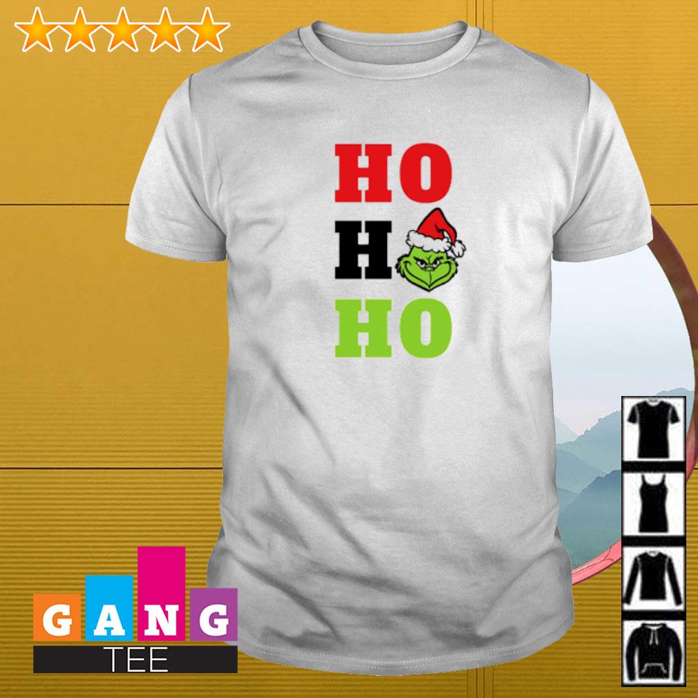 Premium Grinch Santa ho ho ho Christmas shirt
