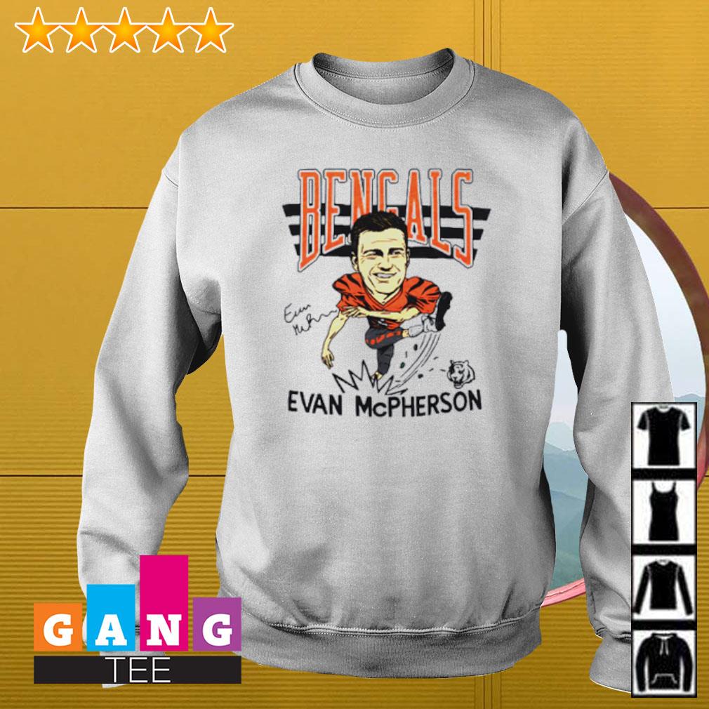 Official Bengals Evan McPherson signature shirt, sweater and hoodie