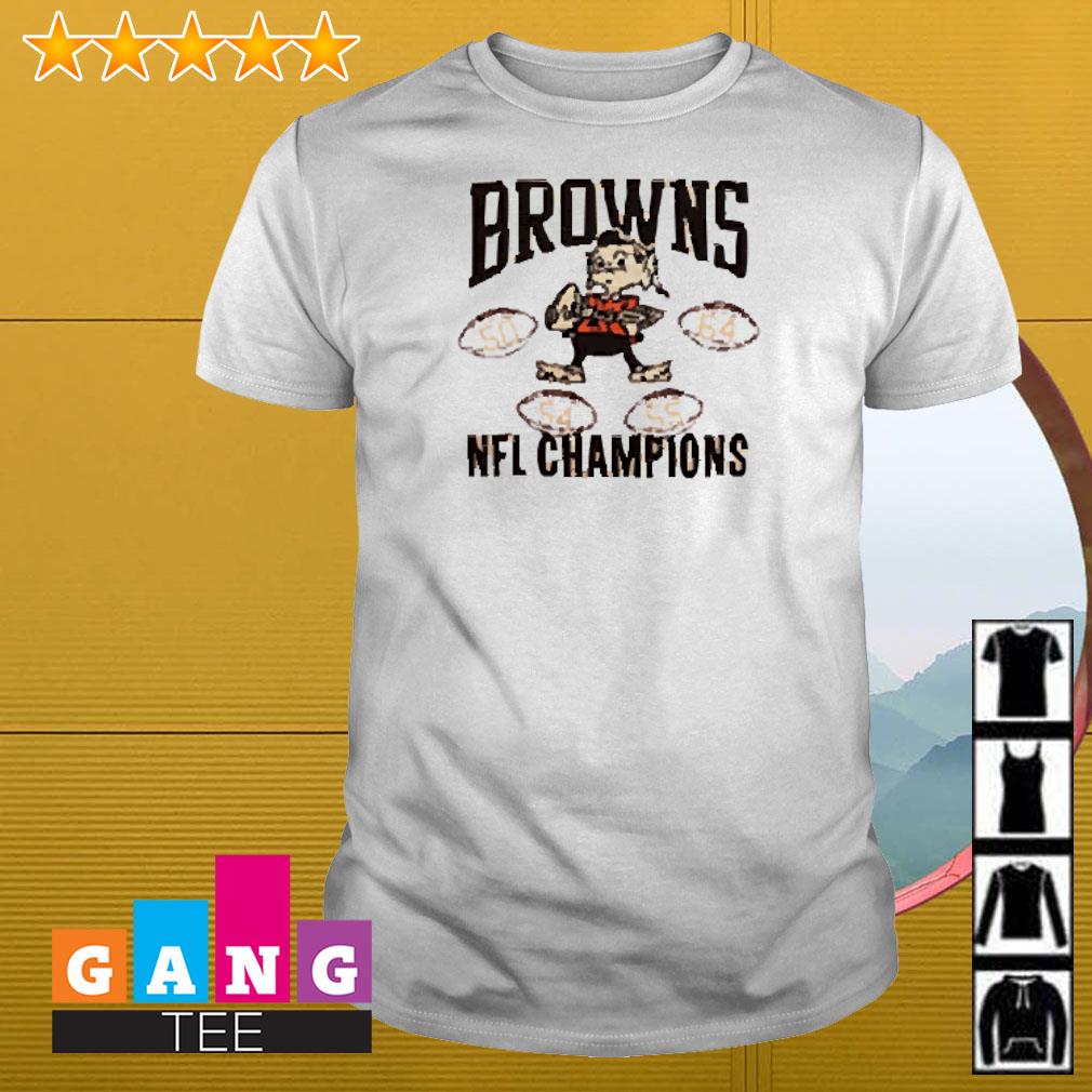 Funny cleveland Browns 4 Time NFL Champions shirt, hoodie, sweater