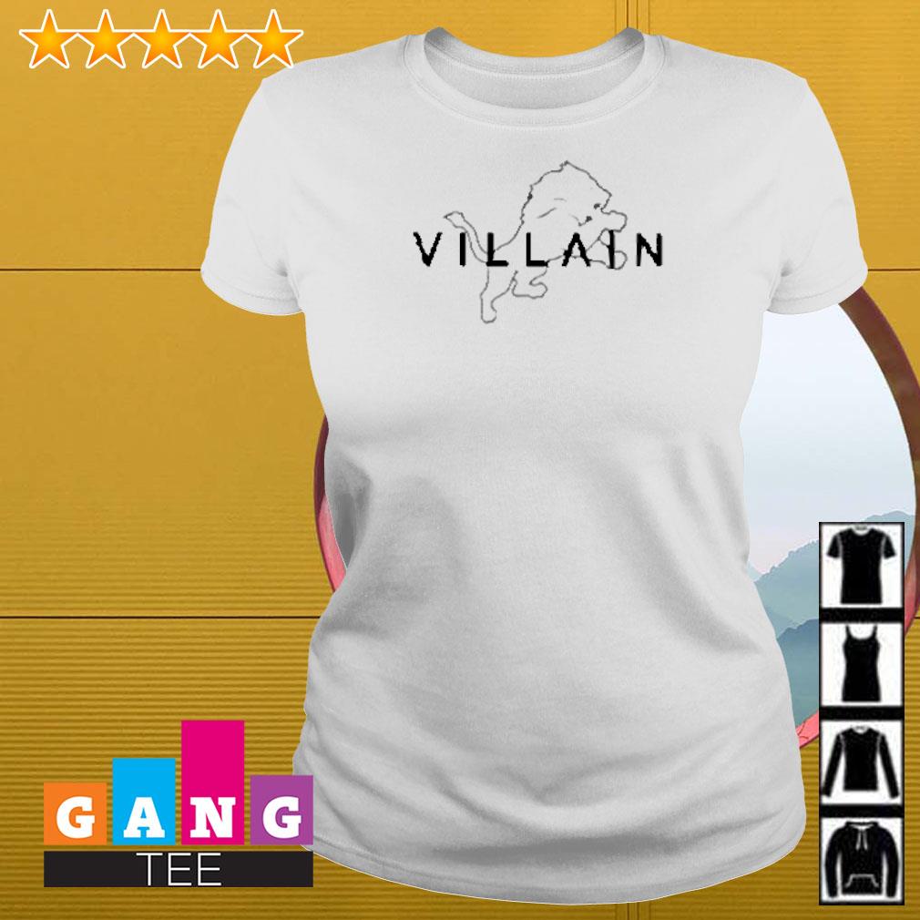 Detroit Lions Villain Shirt Tshirt Sweatshirt Hoodie Sweatpants