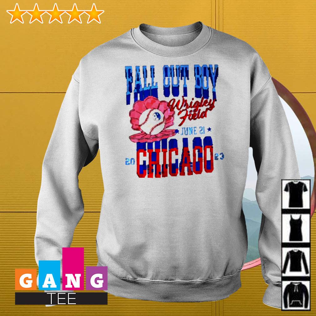 Fall Out Boy Wrigley Field June 21 Chicago 2023 baseball T-shirt, hoodie,  sweater, long sleeve and tank top