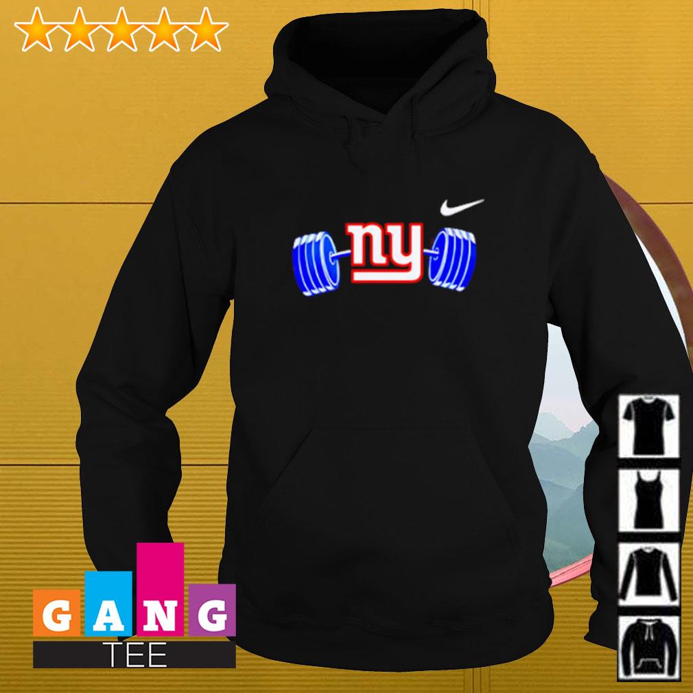 New York Giants weight barbell shirt, hoodie, sweater and v-neck t-shirt