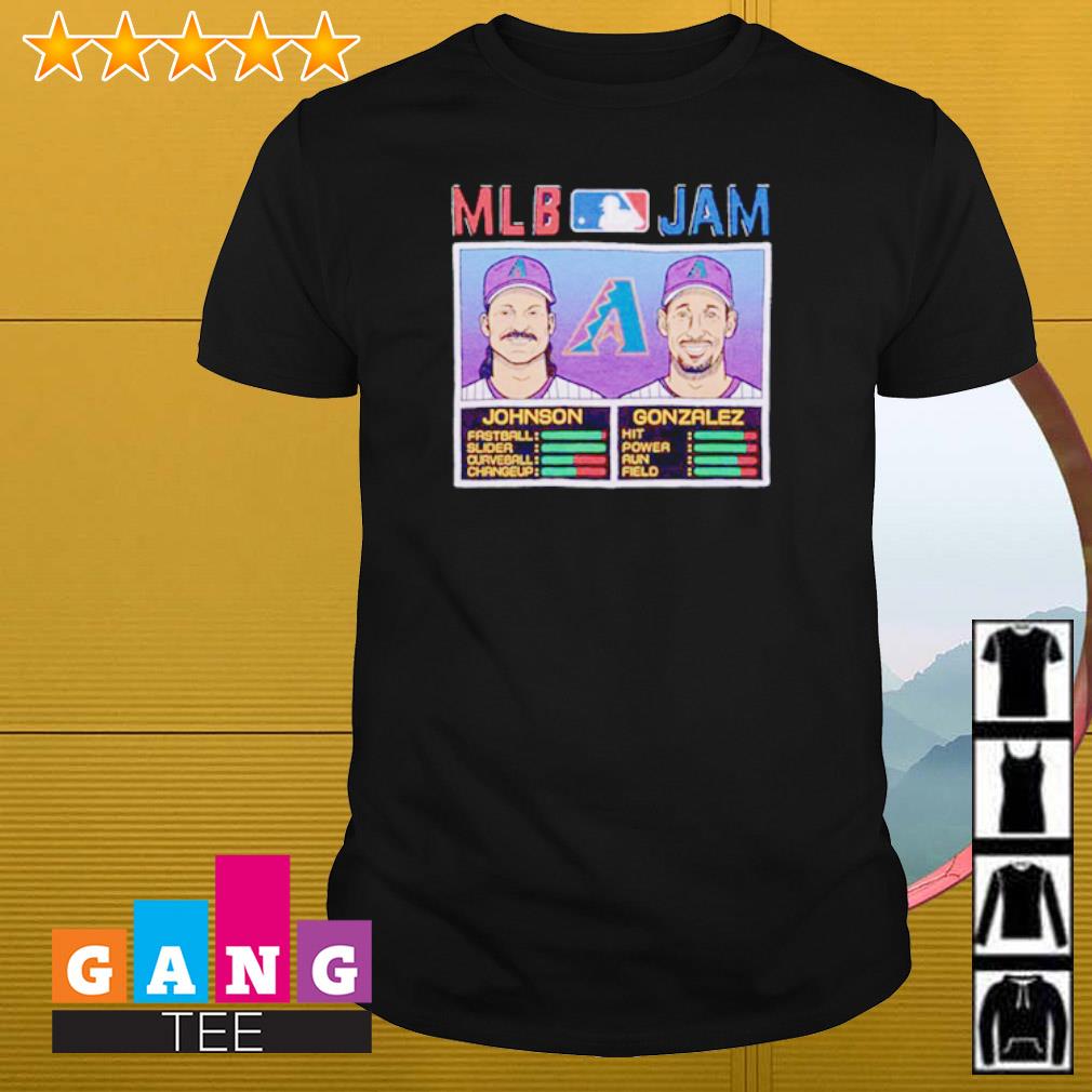 Mlb Jam Diamondbacks Johnson And Gonzalez Shirt - Shibtee Clothing