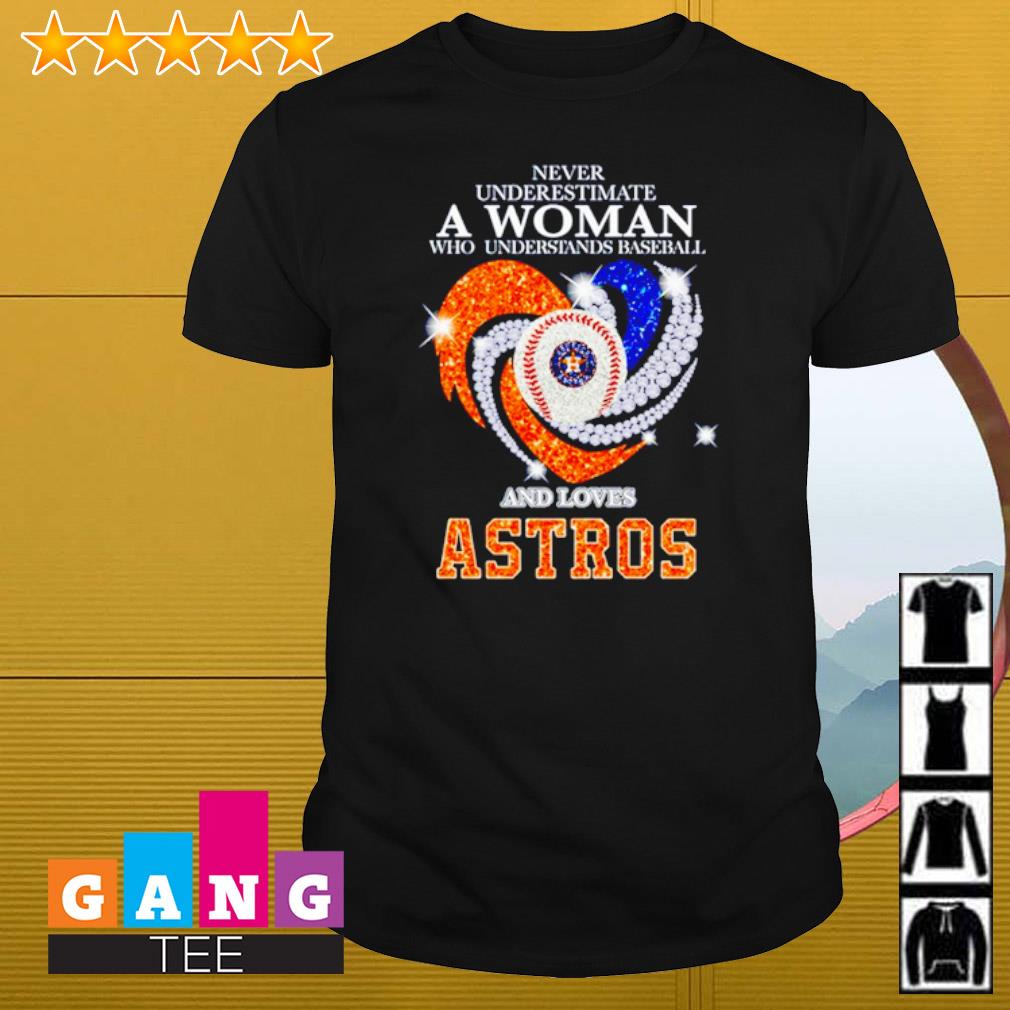 This Girl Loves Her Houston Astros Heart Diamond Shirt Sweatshirt