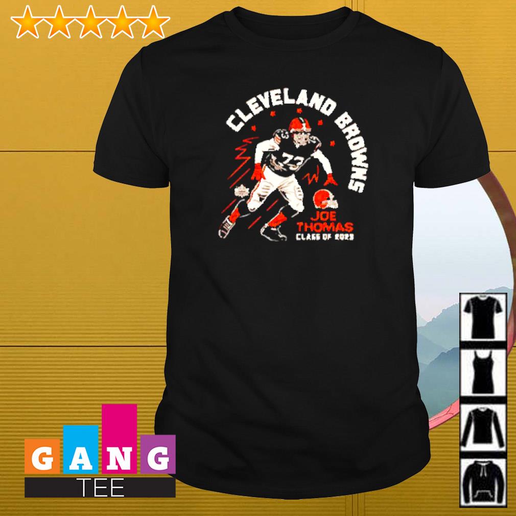 Cleveland Browns Joe Thomas Class Of 2023 Homage T Shirt - Limotees