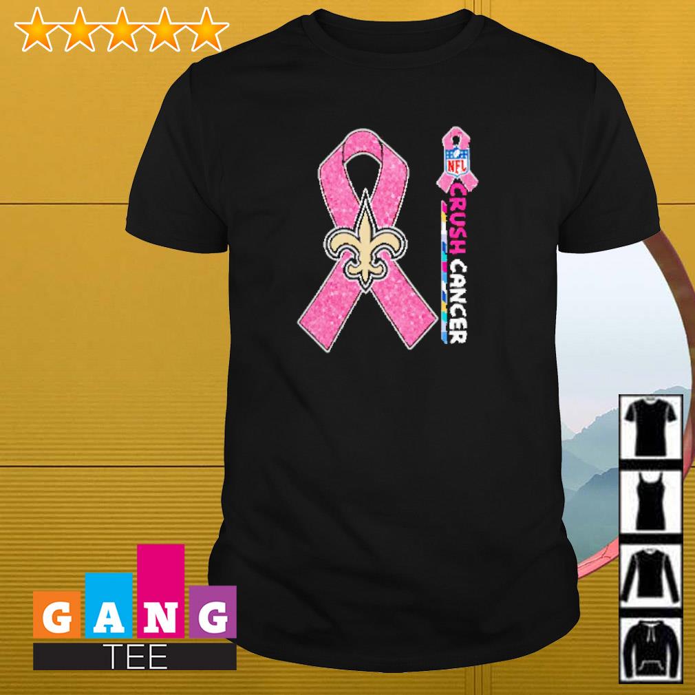 Original New Orleans Saints NFL Crush Cancer 2023 shirt, hoodie