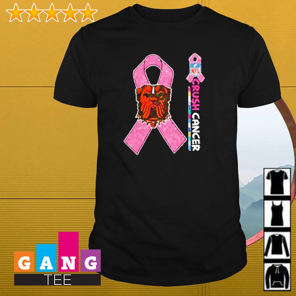 Crush Cancer Cleveland Browns NFL Shirt Cancer Support