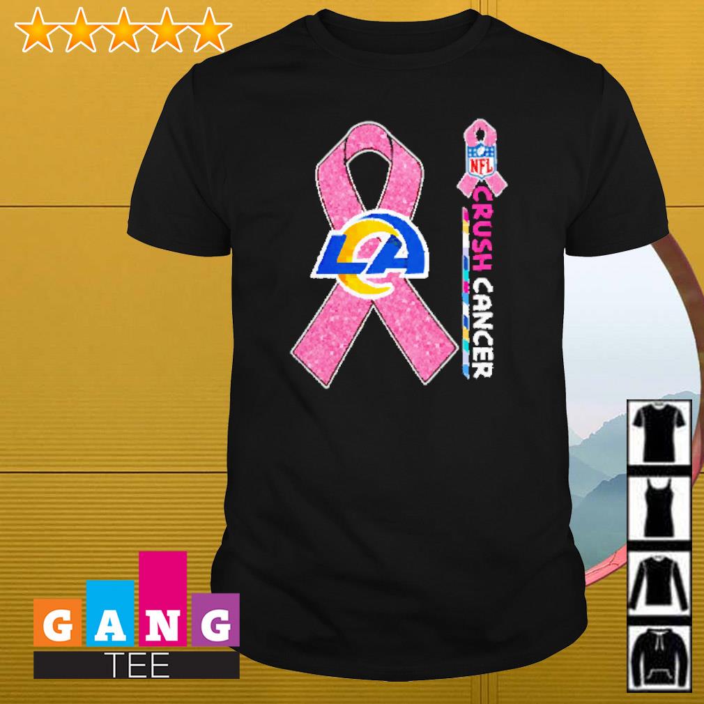 los Angeles Rams NFL Crush Cancer T Shirt - Limotees