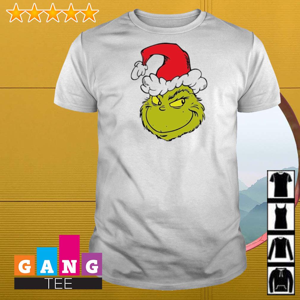 Best Dr. Seuss Grinch Santa hat shirt