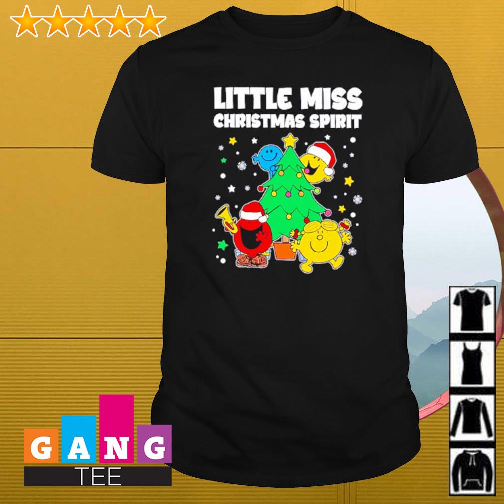 Official Little miss christmas spirit shirt