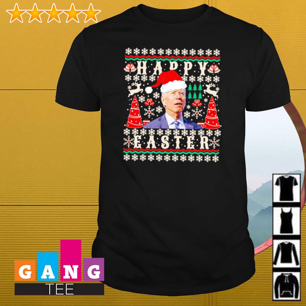 Top Joe Biden happy easter ugly Christmas shirt