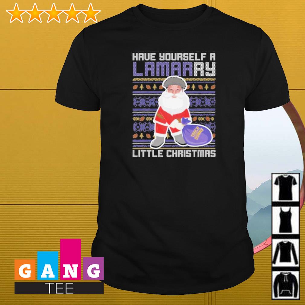 Top Lamar Jackson have yourself a Lamarry little Christmas ugly shirt